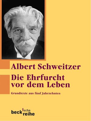 cover image of Die Ehrfurcht vor dem Leben
